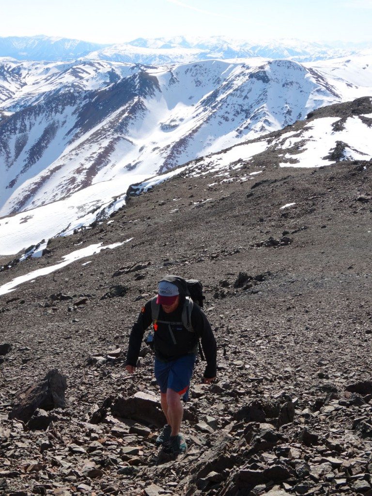 Winter Ascent of Alto Del Cobre