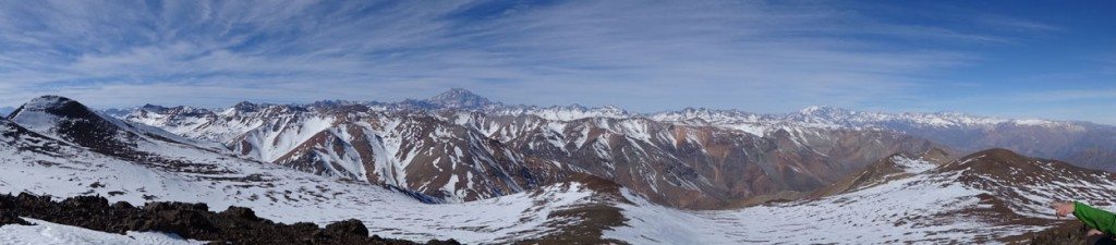 View of The Andes