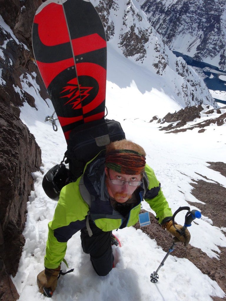 Aaron Approaching The Traverse