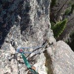 Rappel Bolts At Top of Pitch 1