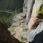 Bottom Belay ledge for Pitch 2