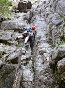 Climbing Pitch 1 Watchtower