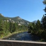 Gallatin River Under Storm Castle Bridge