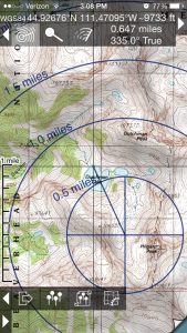 Distance Topo Maps