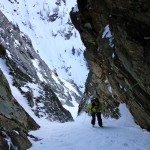 Skiing Apocalypse Couloir GTNP