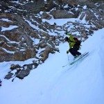 Skiing Apocalypse Couloir GTNP
