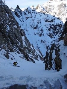 Skiing Apocalypse Couloir GTNP