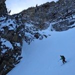 Skiing Apocalypse Couloir GTNP