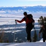 Skiing Apocalypse Couloir GTNP