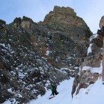 Skiing Apocalypse Couloir GTNP
