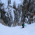Skiing Apocalypse Couloir GTNP