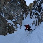 Skiing Apocalypse Couloir GTNP