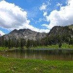 Dudley lake and Dudley Peak