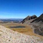 Unnamed lake near saddle