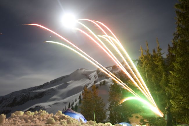New Year’s Resolutions For Backcountry Skiers Fireworks Near Marble, CO