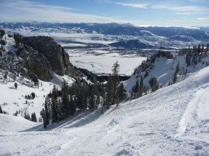 Lift Accessed Backcountry Near Jackson Hole