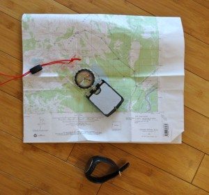 Map, Compass, Altimeter