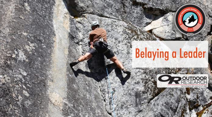 AMGA And OR Present: Belaying A Leader
