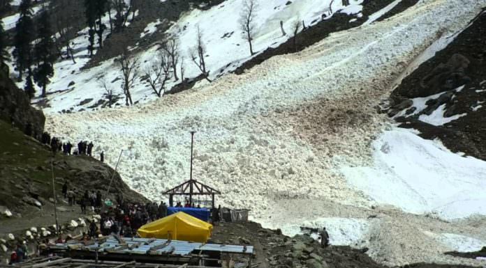 Watch Avalanche Footage From Pahalgam, Kashmir