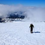 Ski Leuthold Couloir, Mount Hood