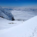 Ski Leuthold Couloir, Mount Hood
