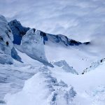 Ski Leuthold Couloir, Mount Hood