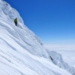 Ski Leuthold Couloir, Mount Hood
