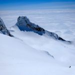 Ski Leuthold Couloir, Mount Hood