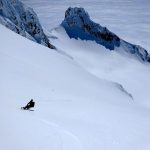 Ski Leuthold Couloir, Mount Hood