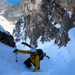 Ski North Couloir McGown Peak