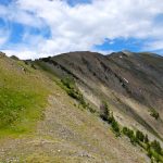 The SE Ridge To Sentinel Peak From Point 9946