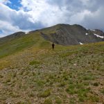Sentinel Peak and Pyramid Point Col