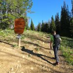 Entering the Spanish Peaks Unit of the Lee Metcalf Wilderness