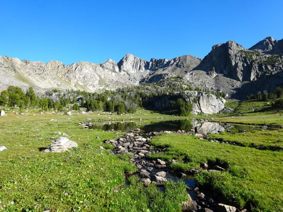 Lake in Beehive Basin