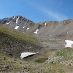 A disappearing high elevation lake
