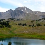 Echo Peak Above Expedition Lake
