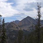 Koch Peak in distance and the start of Sawtooth Ridge
