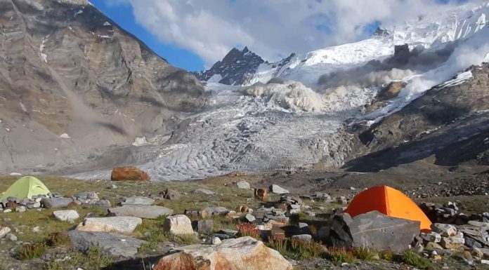 Watch Huge Avalanche On North Face Of Z1 In Zanskar Valley In Indian Himalaya