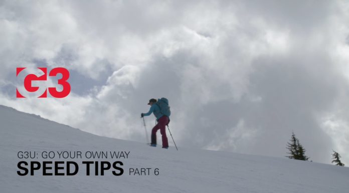 G3U Presents Speed Tips 6 – Setting Efficient Skin Tracks