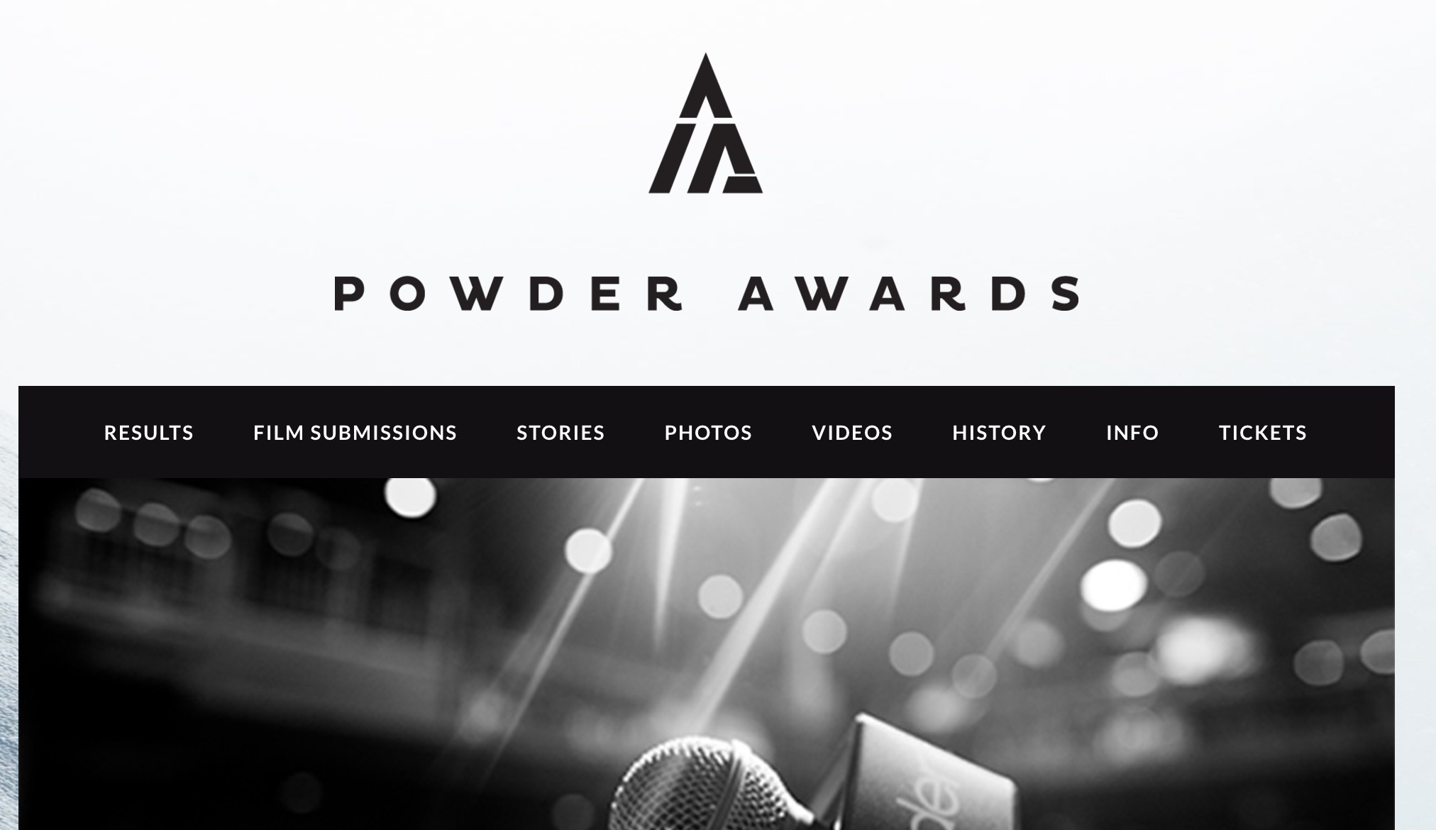 Who Won The 2016/2017 Powder Awards? Screenshot Powder.com