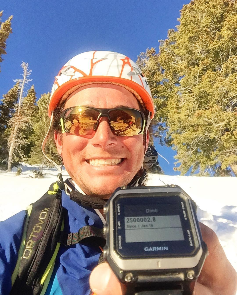 Aaron Rice Skis 2.5 Million Human Powered Vertical Feet In A Single Year Aaron Rice Instagram Screenshot