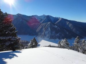 Quake Lake, Madison Range, Montana 