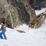 pinner couloir, eastern sierra, california