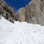 pinner couloir, eastern sierra, california