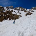 pinner couloir, eastern sierra, california