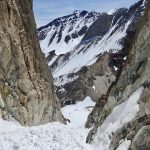 pinner couloir, eastern sierra, california