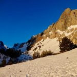 pinner couloir, eastern sierra, california