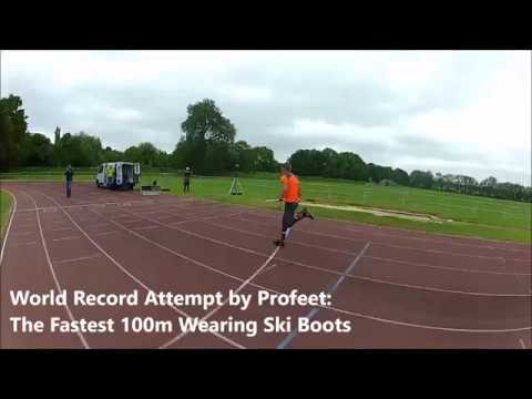 Brits Set New World Records For Fastest 100 Meter In Ski Boots