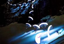 Red Bull Presents Moonline: Speed Riding At Night In Chamonix