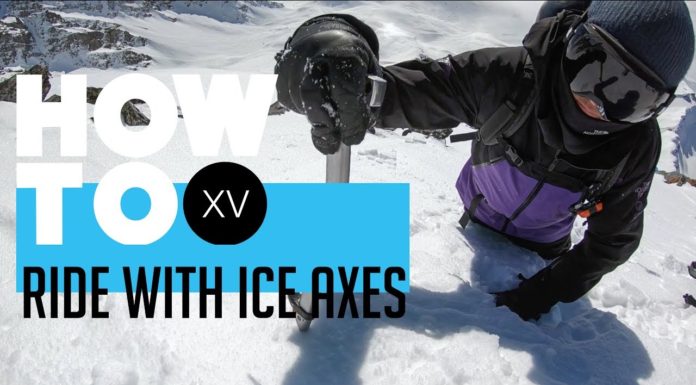 Xavier De La Rue Presents How To Snowboard With Ice Axes